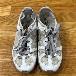 Diesel White and Gray Casual Sneakers